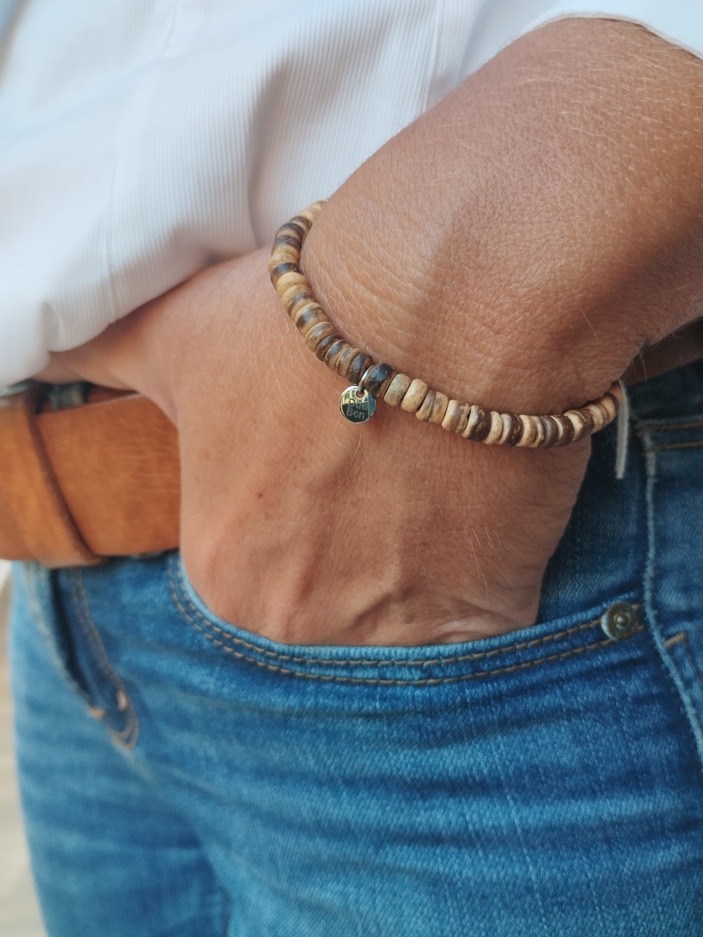 Pulsera de Madera de Coco