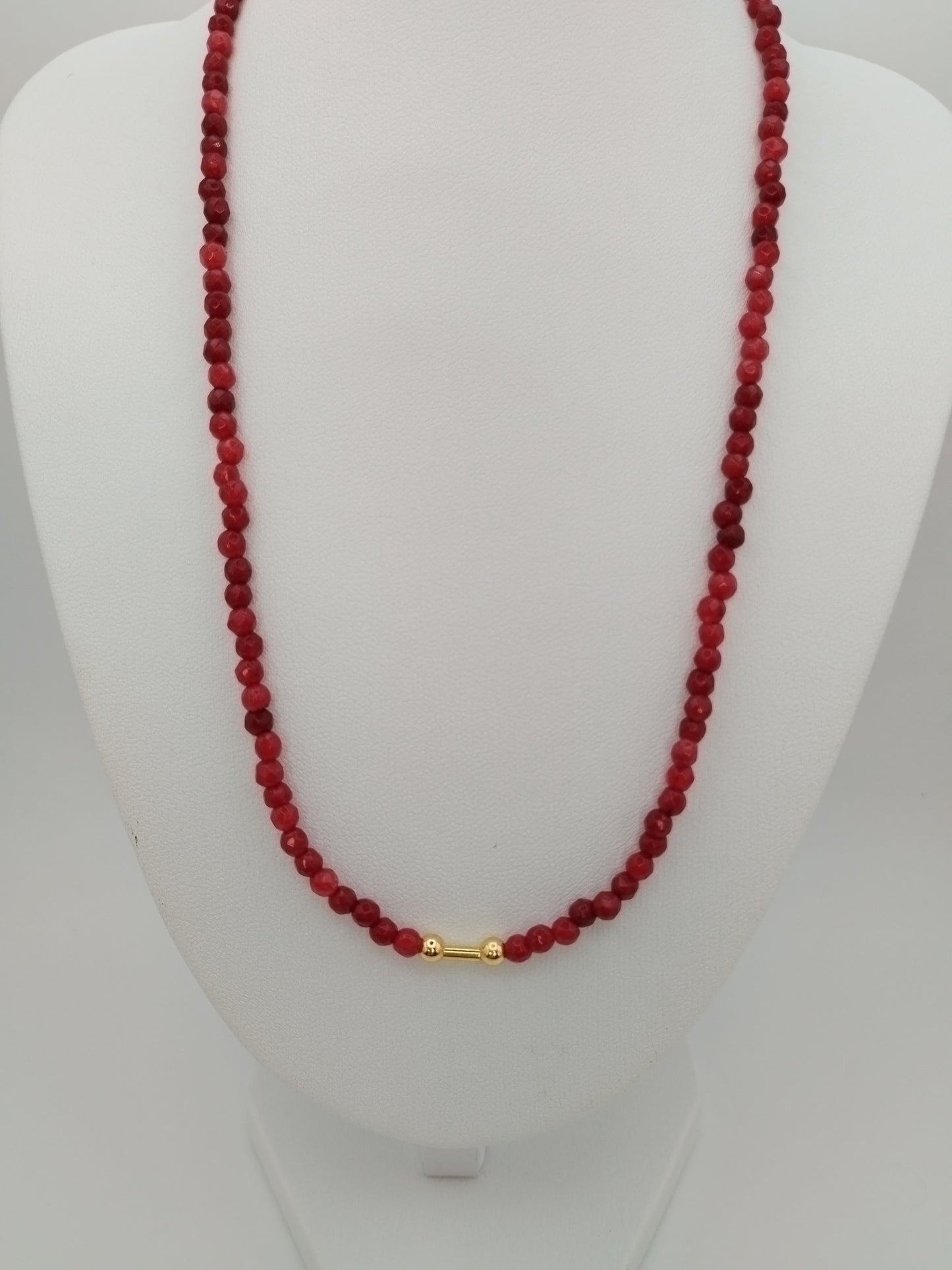 Collar Jade Rojo