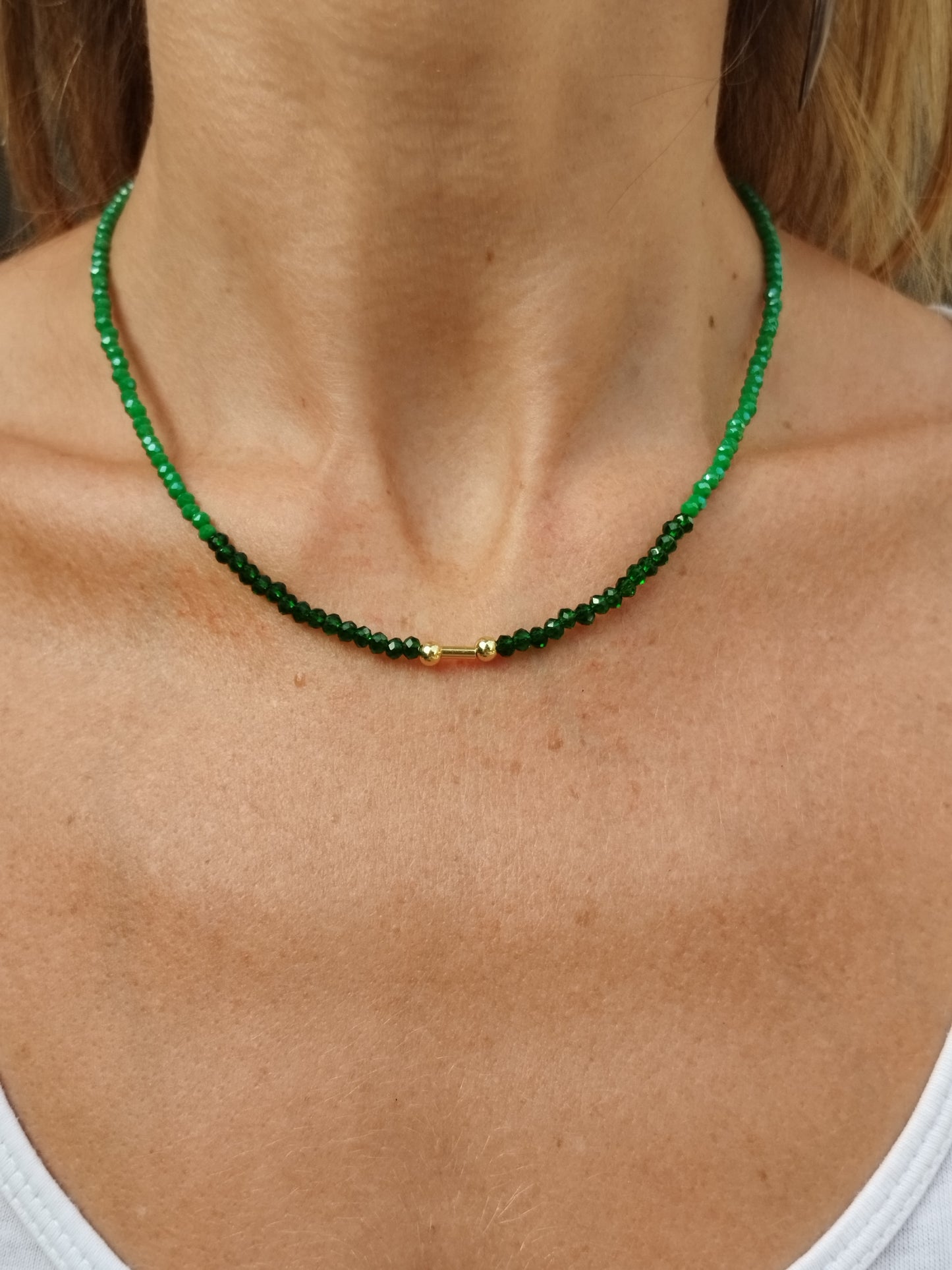 Collar Jade Verde