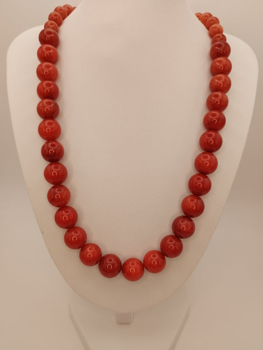 Collar Coral Rojo