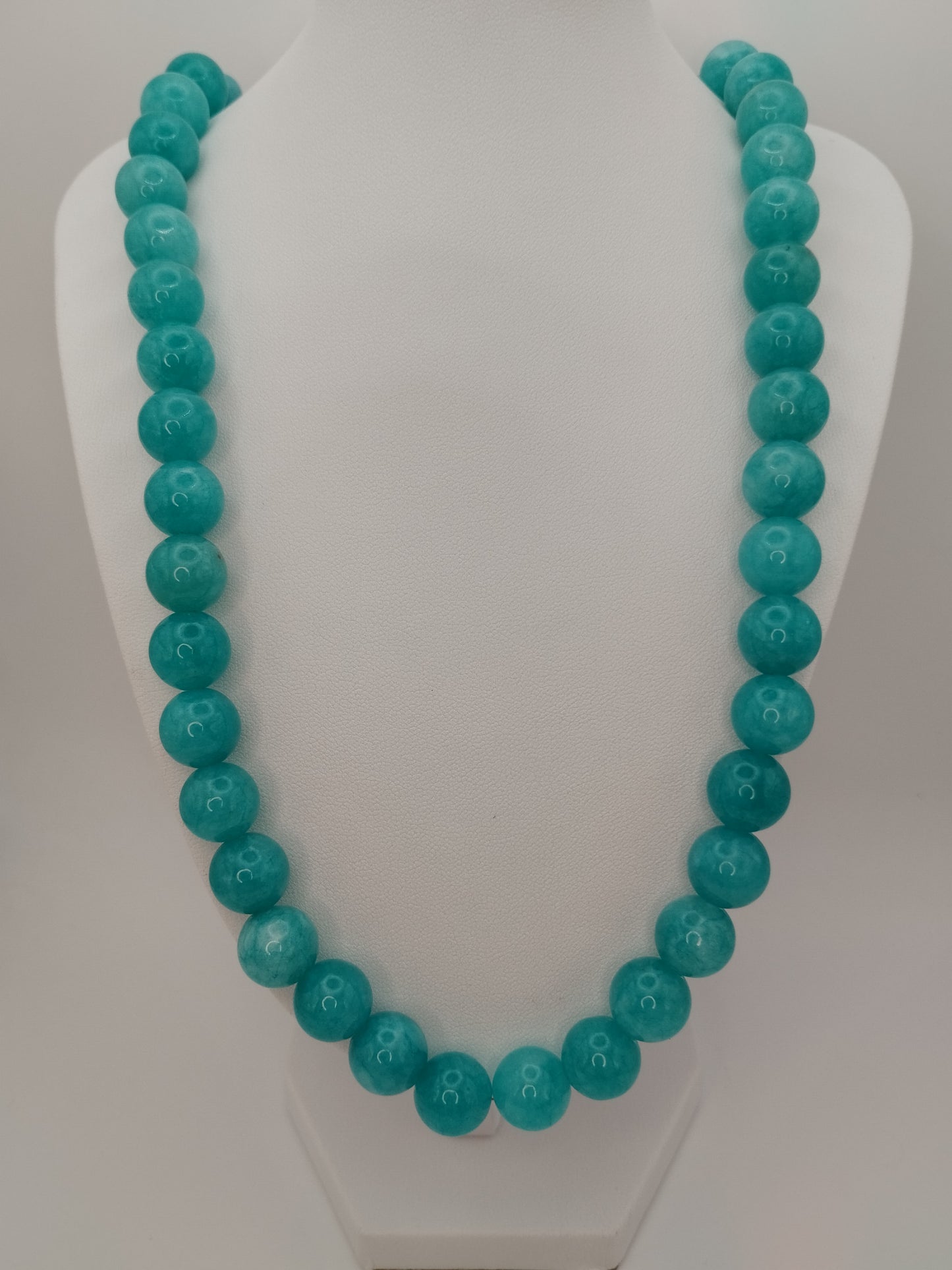 Collar Calcedonia Azul