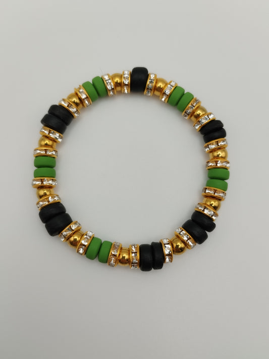 Pulsera de Polímeros y Oro