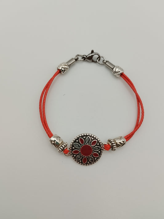 Pulsera Mandala Roja