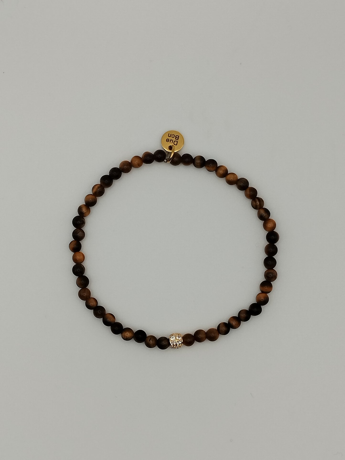 Pulsera Ojo de Tigre con Circonitas