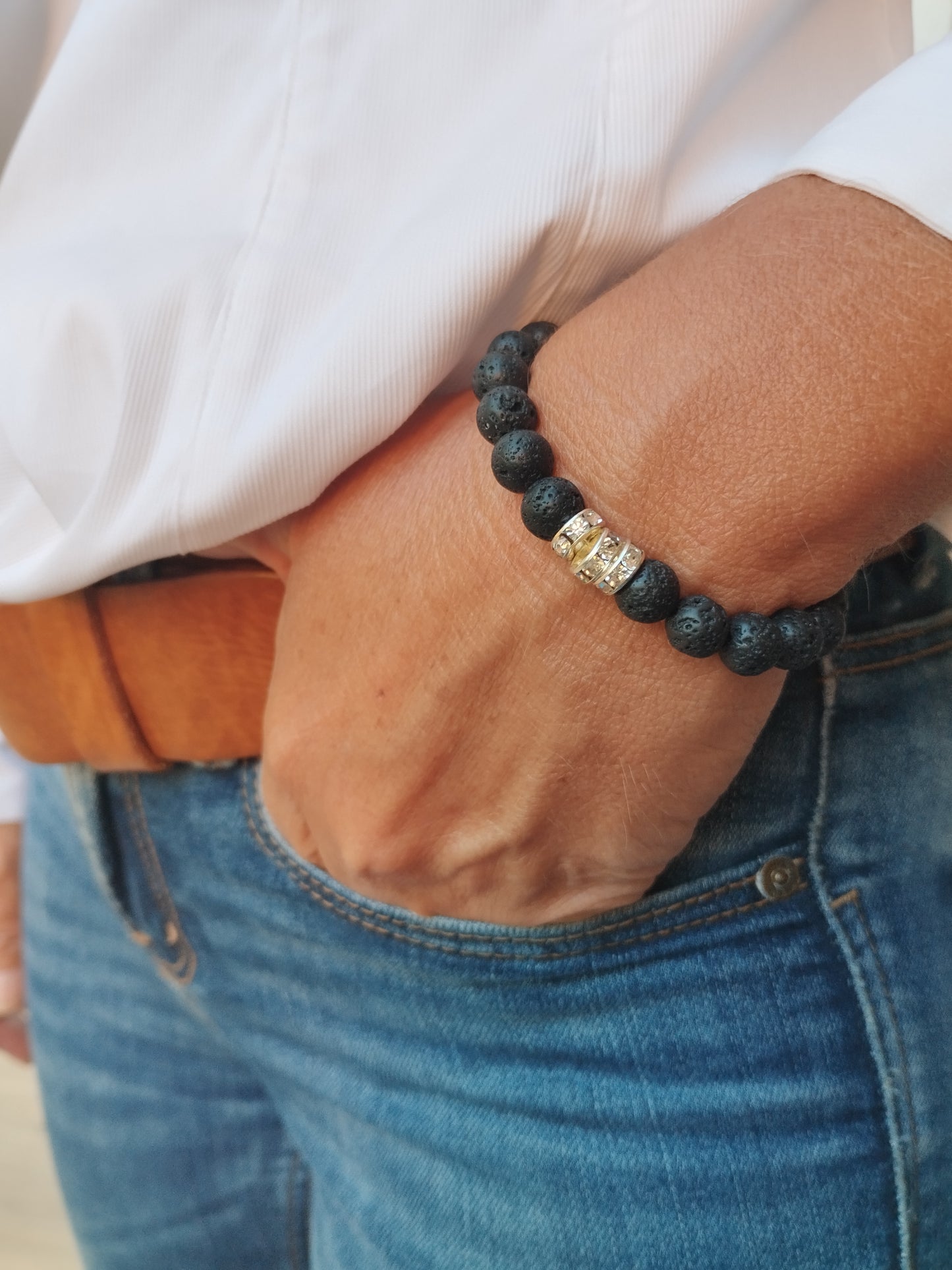 Pulsera Volcán y Circonitas