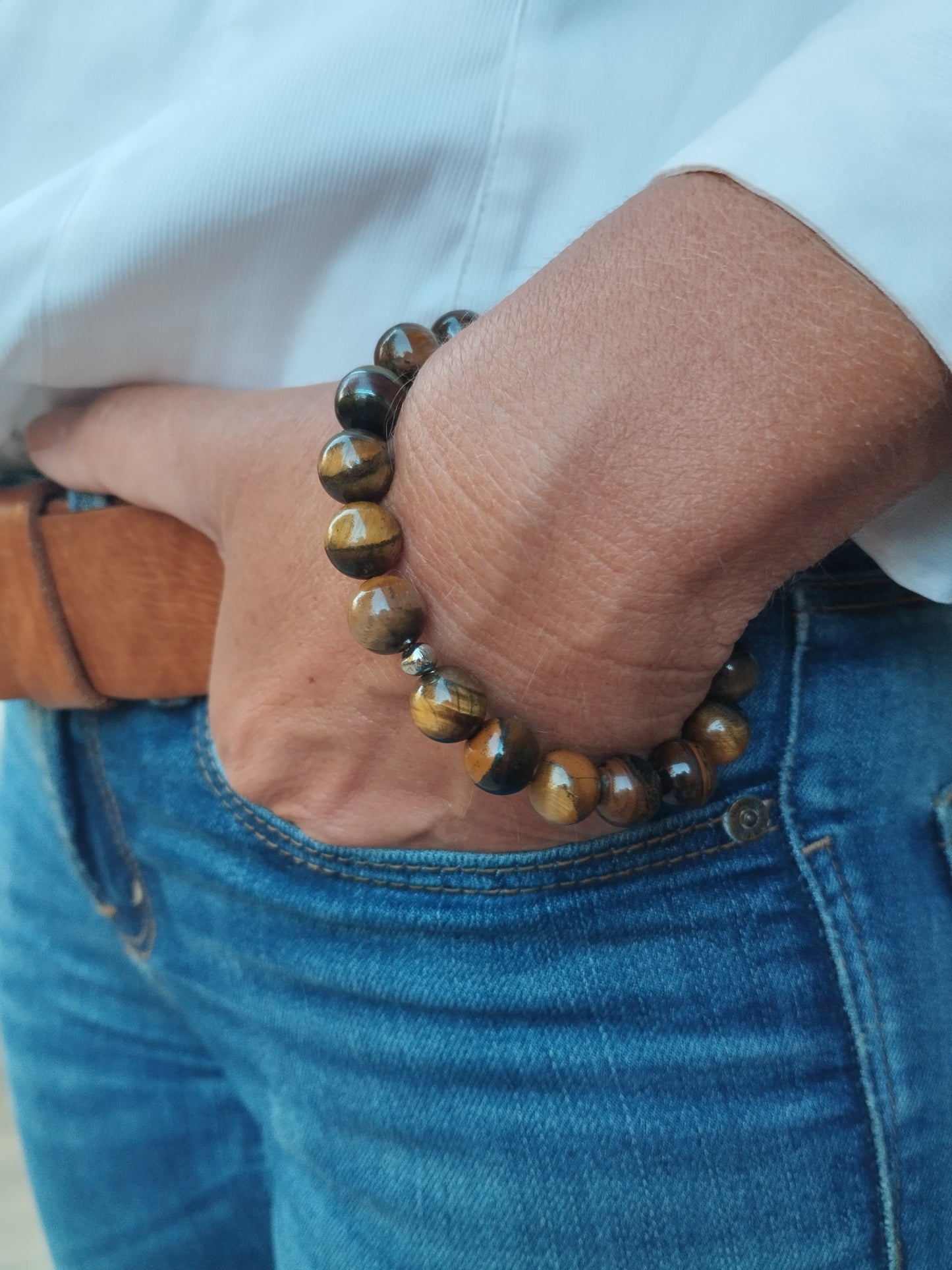 Pulsera Grande Ojo de Tigre